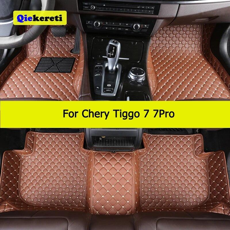 

Автомобильные коврики QIEKERETI на заказ для Chery Tiggo 7 7Pro 7Plus, автомобильные ковры, аксессуары для ног Coche