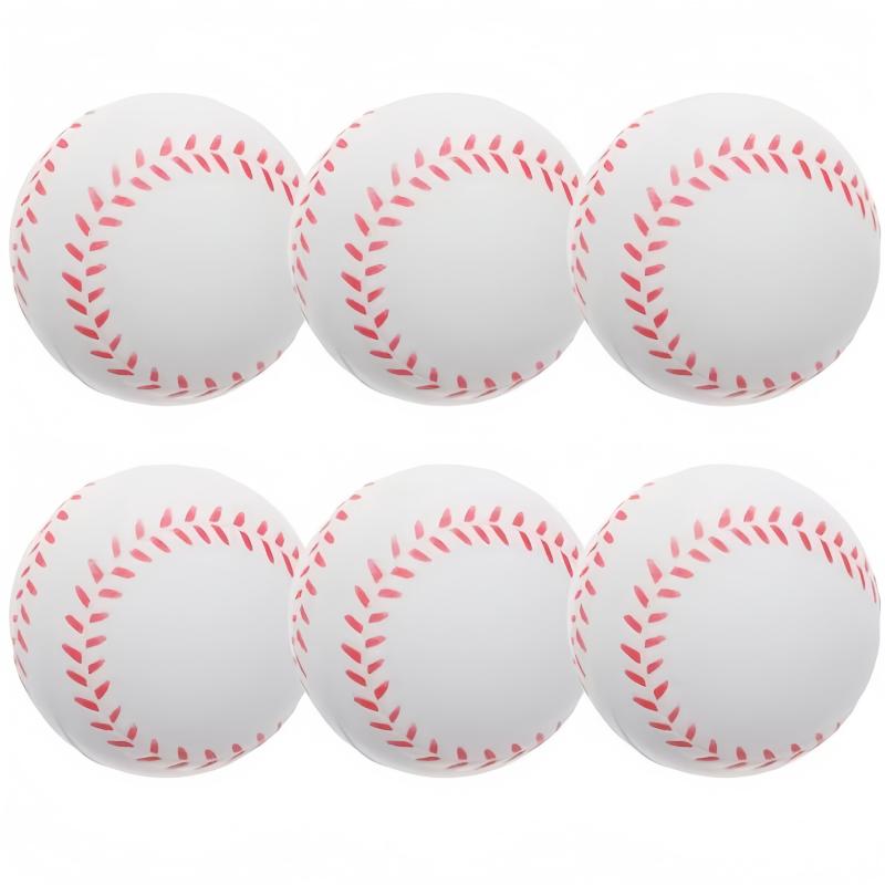 2pcs PU Baseball Soft Sponge Ball Toy Outdoor Sport Practice Trainning Base Ball Kids Decompression Indoor Outdoor Toy Ball