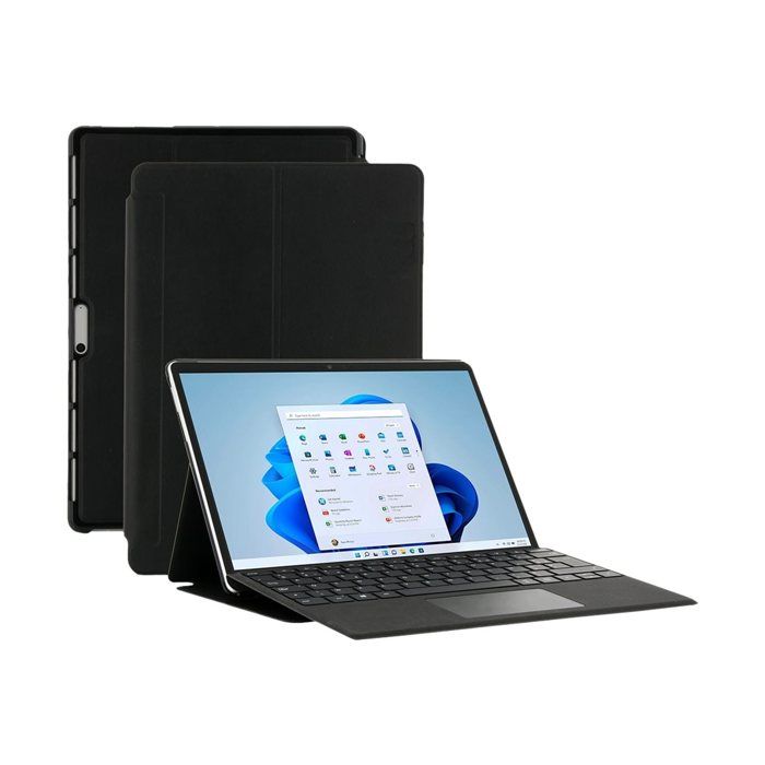 Økologisk deksel - MOBILIS - Surface Pro 8 13'' - Støtsikkert - Smart klaff - Svart