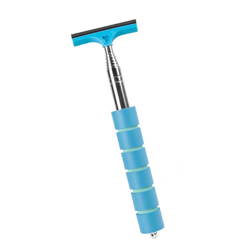 Bil Backspegel Torkare Rostfritt Stål Utdragbar Vindruta Glas Skrapa Multifunktionell