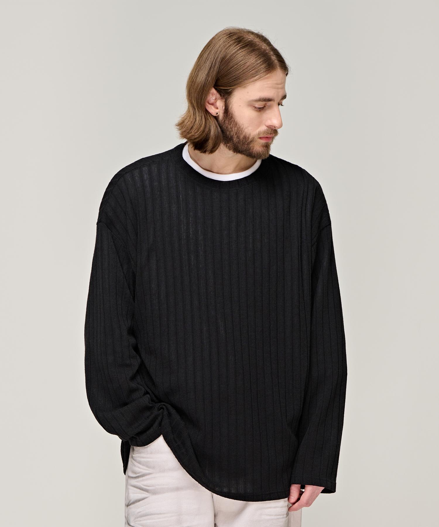 Cargo Bros Cb Ribbed Round Over Knit (Black) Free