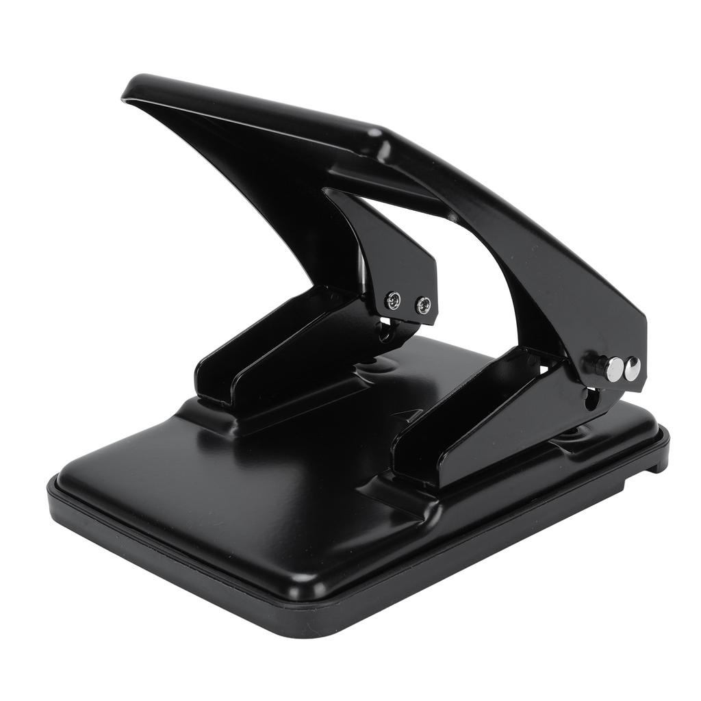 2 Hole Punch 6mm Diameter 80mm Spacing 12mm Paper Feed 40 Sheet Capacity Labor Saving Hole Puncher