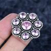 Pink Kunzite Gemstone Handmade 925 Sterling Silver Jewelry Ring Size 7 MM-3439