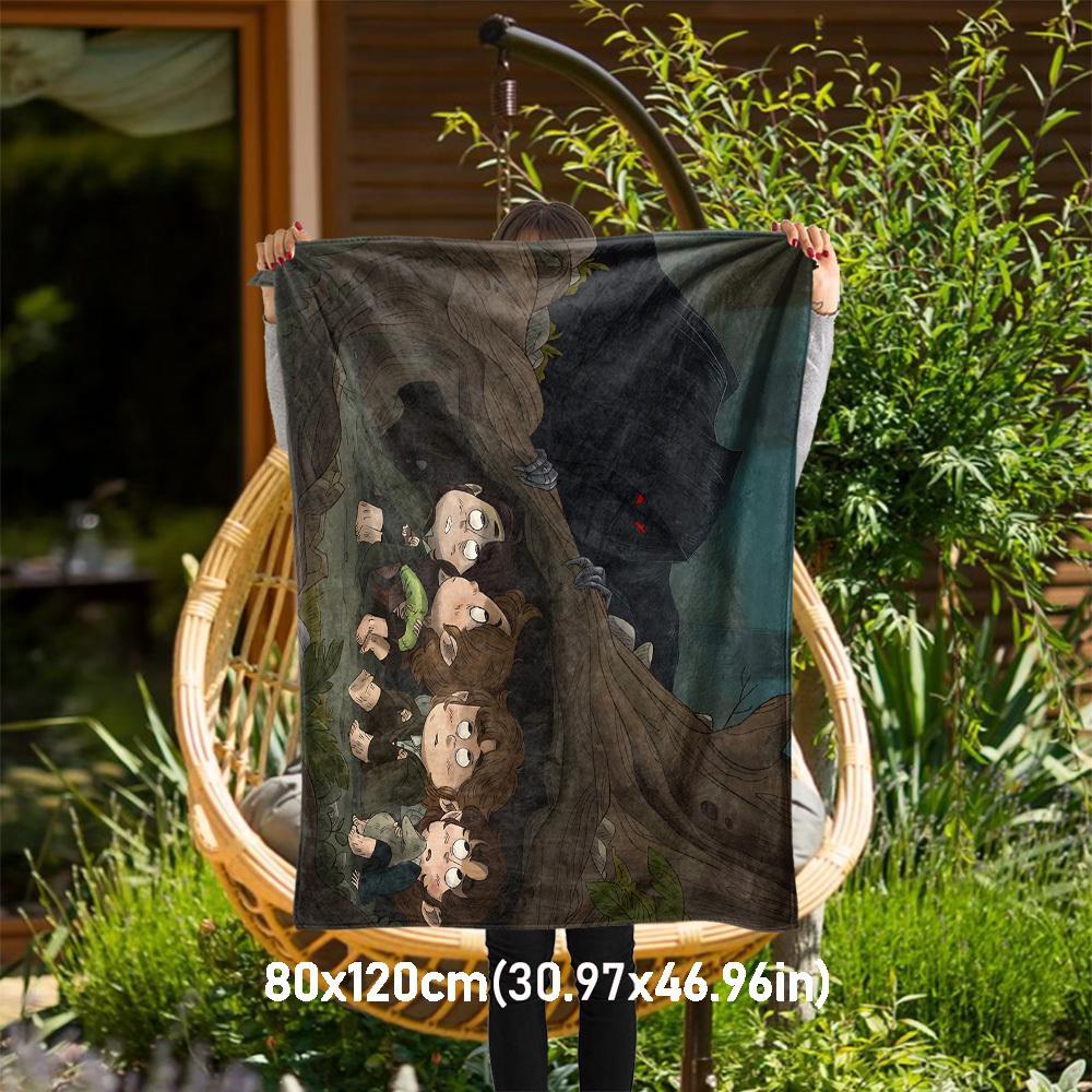 

1pc The Lord of the Rings - Throw Blanket, Soft, Flannel Blankets, Living Room, All Seasons Use-1021136 80x120cm