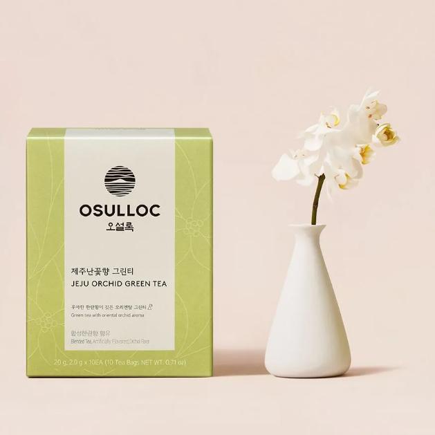 Osulloc Jeju Orchid Scented Green Tea – 10 Premium Tea Bags