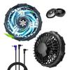 Sumwind Workwear 21V High Airflow Replacement Cooling Made In Japan Brushless Removable Heatstroke Compatible with All Workwear with 9cm Diameter