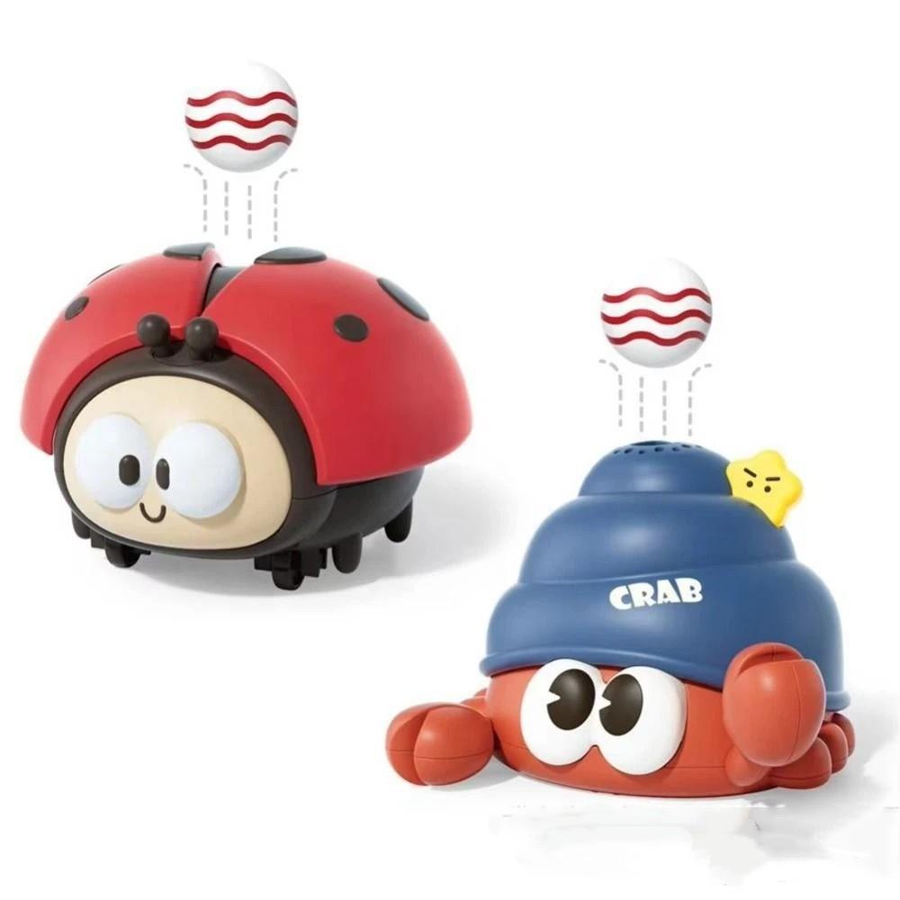 Portable Ladybug Floating Ball Mini Hermit Crab Toy Floating Ball Blowing Toy  Montessori Toy