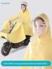 Paradise's New Raincoat for Electric Scooters, Women's Long Full-Body Rain Poncho for Adults, Single-Person Riding, Storm-Proof