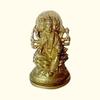 Ashtadhatu Brass Made Gayatri Mata Idol, Goddess Gayatri Maa Idol, Size - 16 Cm