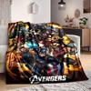 1Pc Avengers Teamup Poster Blanket Soft And Comfortable Casual Warm Camping Travel Christmas Halloween Xmas Gift M928657