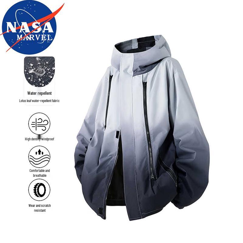 

NASA MARVEL Men s Gradient Hooded Jacket 3XL