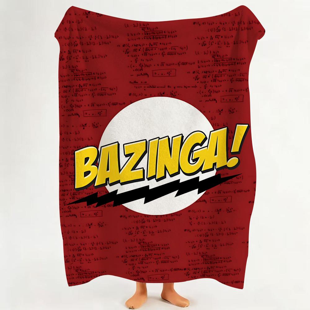 Drama T The B Big B Bang T Theory Throw Flannel Throw Blanket Suitable for Sofa Living Room Bedroom