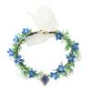 Eleganti Fasce Floreali con Strass e Nastro Regolabile Decorazione per Capelli per Donne Ragazze Occasioni Speciali