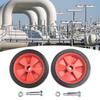 2Pcs Air Compressor Wheel Replacement Absorption Non-Slip 5-6Inch Shockproof