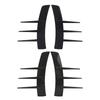 Car Universal Side Fenders Air Flow Wing Vent Cover Car Body Moldings Trim Decorative Car Body Sticker