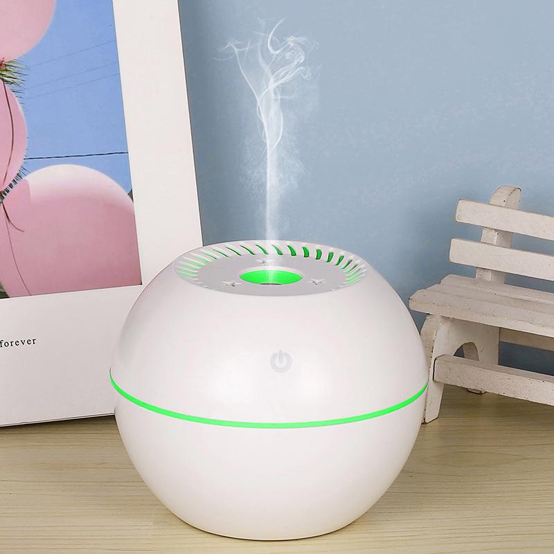 Creative USB Fog & Wood Grain Aromatherapy Humidifier with Custom Logo Option