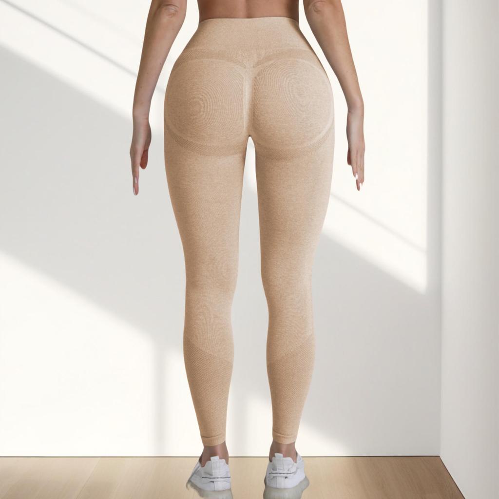 Europäische & Amerikanische Nahtlose Yoga Leggings: Damen High-Waist Schnelltrocknende Fitnesshose