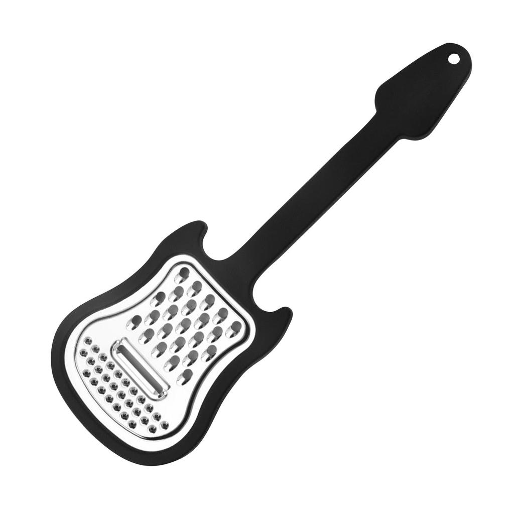 Stainless Steel Cheese Grater | Food Grater And Chopper Guitar Design | Kitchen Handheld Grater | Comfort Grip Kitchen Food Grater, Kitchen Pulper