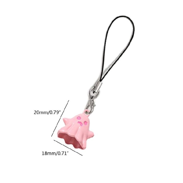 Keychain Spooky Keychain for Women Girls Antilost Phone Lanyard Jewelry Ornament