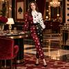 Jumpsuit Halloween Clown Costume Role Playing Dark Circus Costume Harlequin Costume  Adult