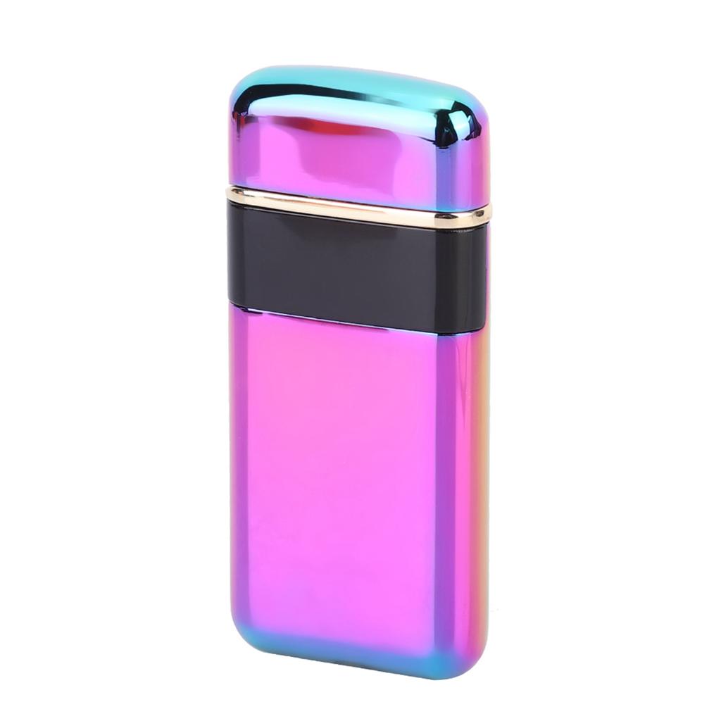Pulse Double Arc Lighter USB Electric Rechargeable Cigarette Lighter with Charging Indication