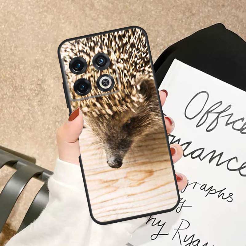 Prickly Hedgehog Case For OnePlus 10 Pro 10T 8T 13T 15 13 12 11 15R 13R 12R Nord 5 CE 4 2 3 Lite N20 N30 Cover