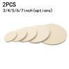 2pcs Wool Felt Polishing Pads Abrasive Wheel For Glass Stainless Steel Polish Repair Scratches Soft Felt Discs Abrasive Tools