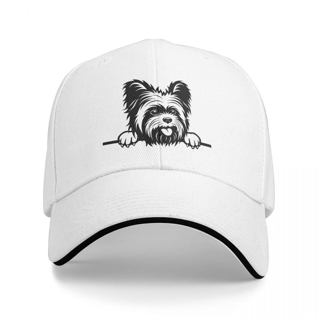 Peeking Dog West Highland White Terrier Baseball Caps Snapback Baseball Hats Breathable Casual Casquette Outdoor Unisex