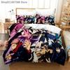 Japanese Anime Jujutsu Kaisen Bedding Set Printed Bed Set With Pillowcase Bed Duvet Cover Single Double Queen Super King Size