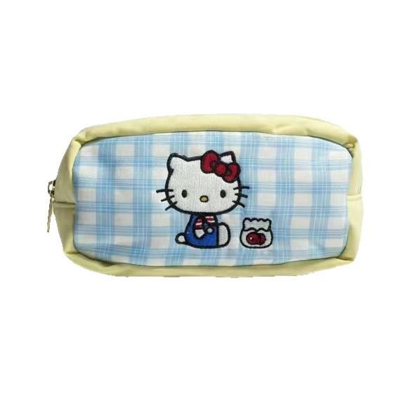 Kt Cat Student Pencil Case Large Capacity Cute Japanese Style Girls School Supplies Storage