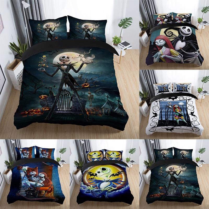 Custom Digital Print 90gsm Nordic Style Three Piece Bedding Set With Pillow Cases And Duvet Cover