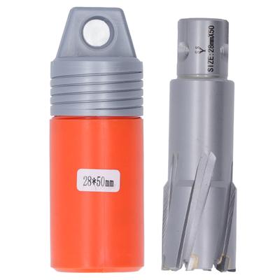 Carbide Hole Saw Bit Steel Plate Hole Cutter Opener Bit for Magnetic Drill 50mm Drilling Depth 28mm