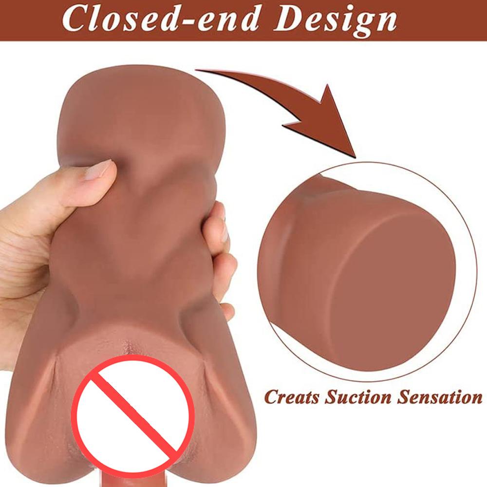 3D Artificial Vagina Male Masturbators Cup Realistic Vaginal Pocket Pussy Real Vagina Anal Soft Silicone Ass Sex Toys for Men