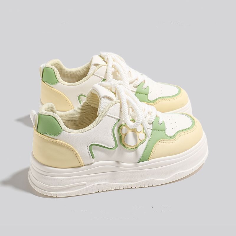 Cat claw board shoes women's 2026 cute breathable casual shoes versatile student ins sports little white shoes tide