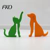Kreativer Spielzeughaken 3D-gedruckter Hund/Katze Haken, Kompakter Dekorativer Tür Interaktiver Hund geformter Haustier Form Kleiderbügel Ornament für Wohnzimmer Schlafzimmer