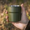 300ml Portable Camping Drink Cup Stackable Coffee Cup Tourist Tableware Outdoor Stainless Steel Tea Cup Picnics Utensils