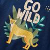 Kids' Long-sleeved T-shirt with Animal Print 3 Colors Available 92-104-116-128-140