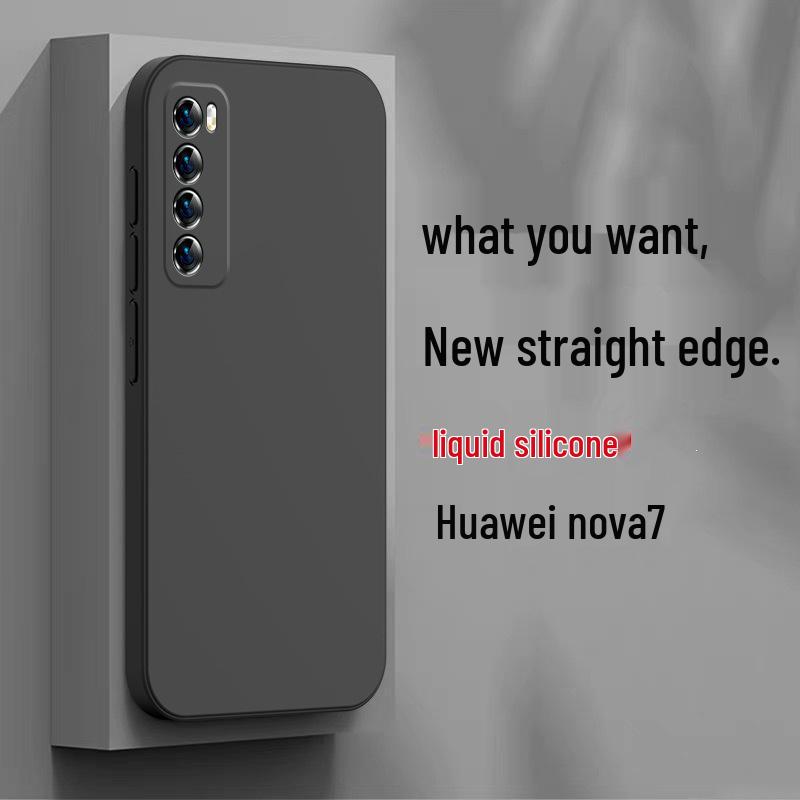 Huawei nova7 Protective Silicone Phone Case, Full Coverage Anti-Drop Cover