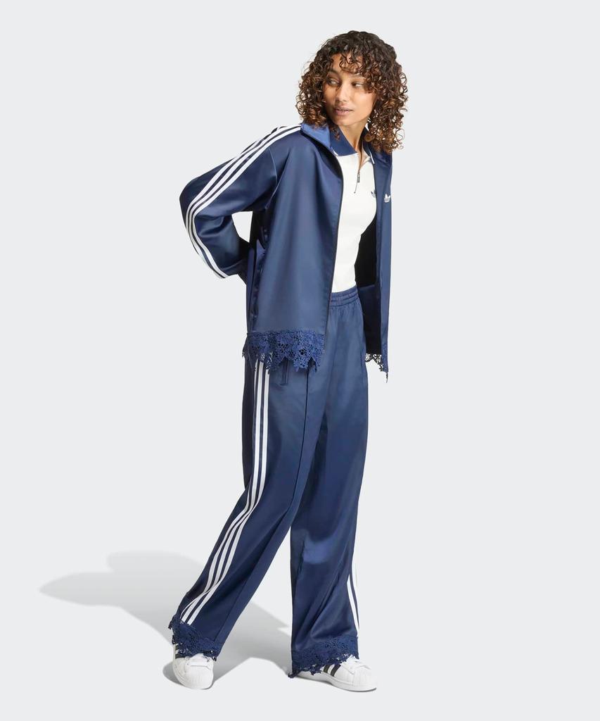 adidas Satin Lace Firebird Loose Track Pants - Night Indigo / Lf2674
