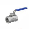 1/8" 1/4" 3/8" 1/2" 3/4" 1" BSPT Equal Female Reducing Port 1-Piece Ball Valve 304 Stainless Steel Water Gas Oil