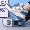 Inline Skate Shoes Neutral roller sneaker girls' sports 2 wheels roller shoes 2025 new children's ice skating shoes with wheels