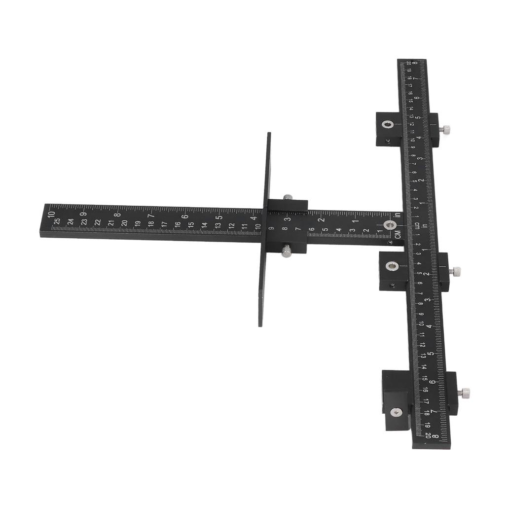 Cabinet Hardware Jig Aluminium Alloy Drill Guide Cabinet Handle Jig for Woodworking