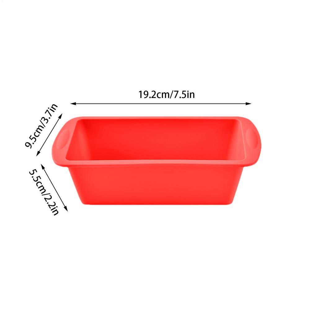 1Pc Household Rectangular Silicone Mold Candy Toast Mould Easter Bread DIY Kitchen Supplies Cake Bakeware Pan Baking Tools
