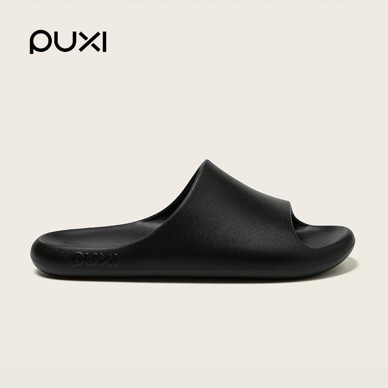 Puxi Jianyi EVA Non-Slip Thick Sole Summer Slippers for Couples 30/31 дымный черный
