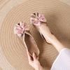 Korean Style Cute Woven Grass Slippers - Soft, Non-Slip, Silent Indoor Summer Footwear