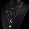 Neck Pendant Exquisite Stainless Silver Color Long Chain Necklace for Dating