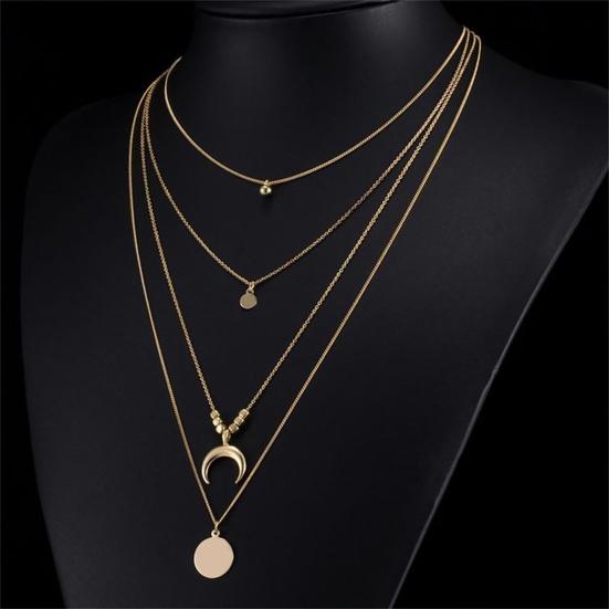 Neck Pendant Exquisite Stainless Silver Color Long Chain Necklace for Dating