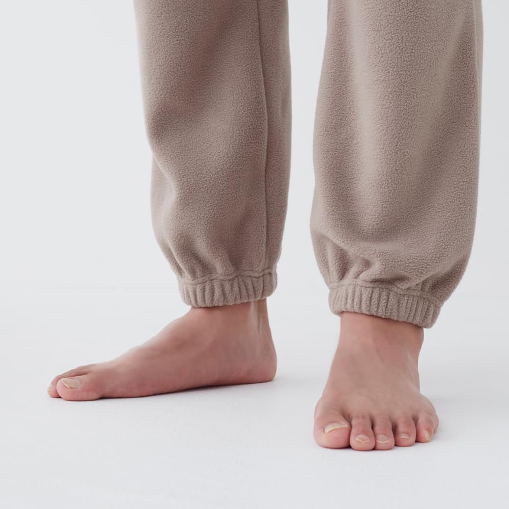 Gunze CI Comme CA Gray Fleece Long Sleeve and Pants Men's Loungewear,
