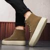 Winter Men'S Snow Boots Platform Warm Fur Suede Shoes For Men Outdoor Comfortable Casual Cotton Boots For Mens Botas Para Hombre