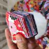 50PCS Hexagon Jelly Roll Fabric Cotton Cotton Fabric Bundle Hot Stamping Fabric  Handmade Crafts